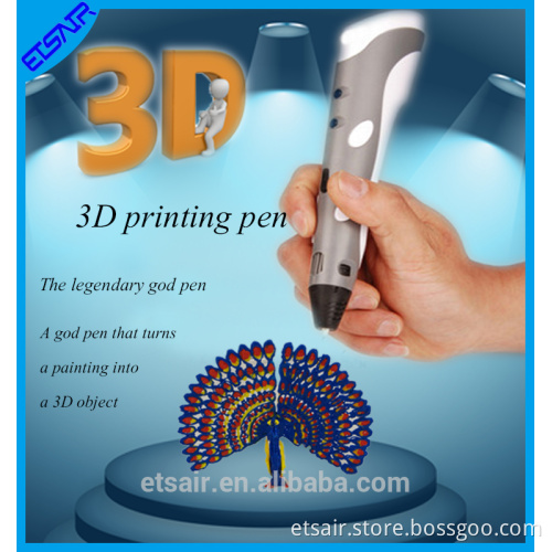 Fun Funny 3D Printer Machine Large with ABS Filament Arts 3d pens For Kids Drawing Tools